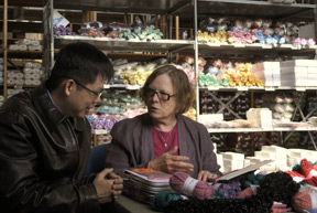 Susan develops yarn with manufacturer