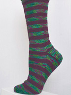 Striped Socks in Panda Silk