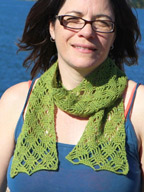 Spider Lattice Scarf in Allegro Lace