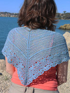 Seaside Shawlette in Allegro Lace