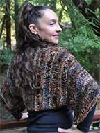 Wrap Stitch Shrug in Aria