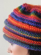 Dragon Ribs Hat in Chunky Mochi