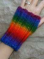 Fingerless Mini-Mitts in Chunky Mochi