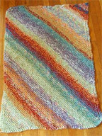 Baby Blanket in Cotton Chenille