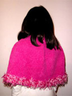 Bambi Cape in Cotton Chenille & Suqiggle