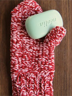 Bath Mitt in Cotton Chenille