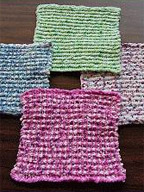 Magic Garter Cloth in Cotton Chenille