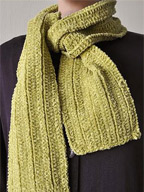 Mistake Rib Scarf in Cotton Chenille