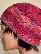 Geometric Hat in Cotton Twirl