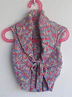 Girl's Ballet Shrug in Cotton Twirl