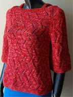 Cropped Eyelet Branch Pullosver Merino 5