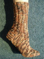 Nutmeg Socks in Panda Silk