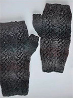 Smoky Cables Fingerless Gloves