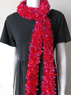 Red Ladies' Scarf in Splash