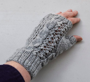 Allegro Lace Cables 'n Lace Mitts