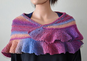 Danube Ruffled Shawl