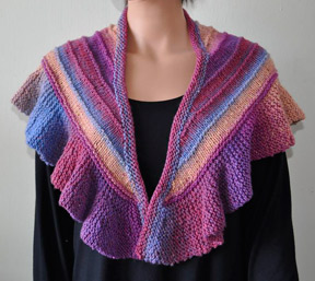 Danube Ruffled Shawl