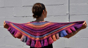 Danube Ruffled Shawl