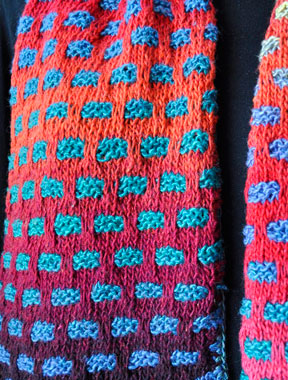 Passing Colors Scarf (detail)