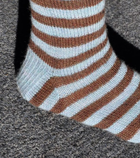 Allegro Lace Striped Socks