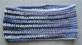 Chunky Mochi Long Crocheted Cowl