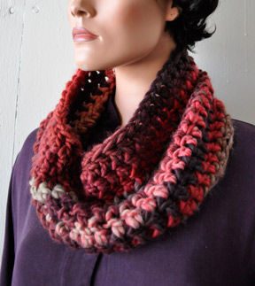 Chunky Mochi Crocheted Cowl