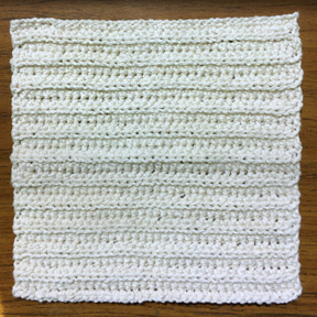 Cotton Twirl washcloth (flat)