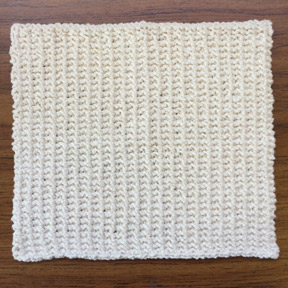 Cotton Twirl washcloth (flat)