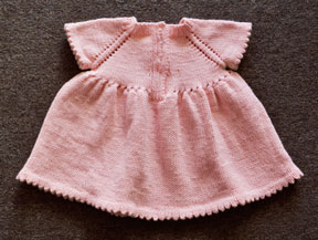 Cuddles DK Little Girl's Dress (back)