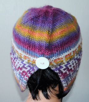 Mosaice Hat  in Mochi Plus (with open seam)