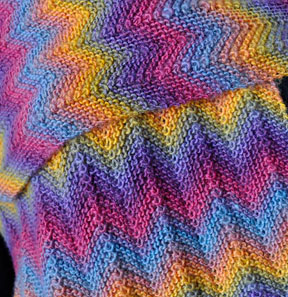 Mini Mochi Electric Sunrise Scarf detail