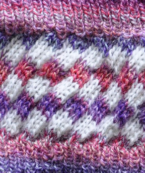 Estonian Rib Headband in Sausalito (detail)