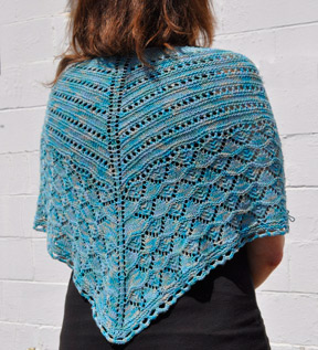 Wailea Shawl in Panda Silk