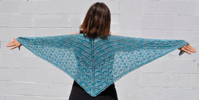 Wailea Shawl in Panda Silk