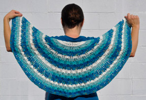 Wings Shawl in Panda Silk